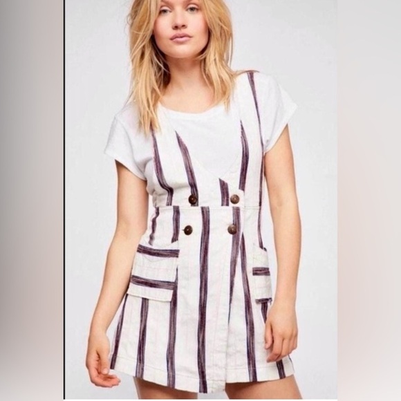 Free People striped cotton jumper size 6 - Picture 1 of 6